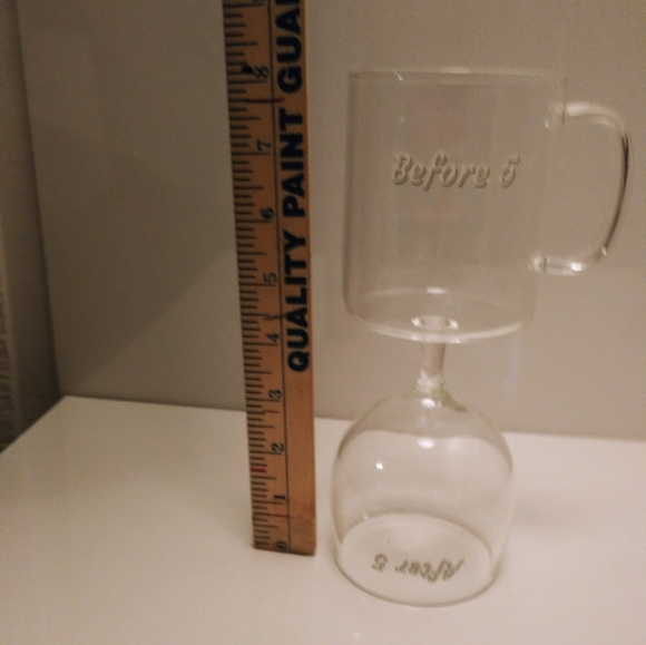Before 5 After 5 Glass Cup - Picture 7 of 9